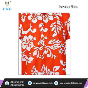 Holesale uupply lorloral rrint ottotton rinest rinality ararty are Polyester aawaiian hirhirts for umummer are - Product Image 3