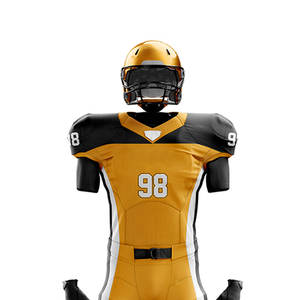 Meilleures ventes Uniformes de football américain Designs personnalisés Impression Sublimation Uniformes de football américain respirants - Product Image 4