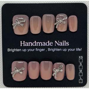 Grandi Fiocchi per Bambine con Unghie Artificiali, Accessorio Divertente e alla Moda per Bambine - Product Image 1