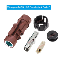 Conector Hembra HSD F Impermeable para Reemplazo de Arnés de Cableado de Video LVDS para Automóvil