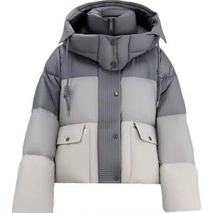 Customizable Windproof Winter <b>Men's</b> <b>Jackets</b> <b>Hood</b> Thickened Cotton-Padded Fashionable Puffer <b>Jacket</b> Warm Casual Plus Size - Product Image 3