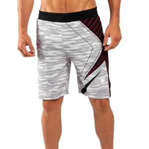 Design personnalisé imprimé Kick Boxing Muay Thai MMA Shorts avec technique de lavage par sublimation pour l'entraînement au combat Short OEM de boxe - Product Image 5