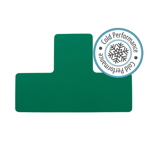 LongLife CP - Marcatura del Pavimento T-Pezzo, autoadesivo 75mm, Verde, 50 pz. / Confezione.- LGCP-75-T-05 - Product Image 1