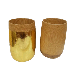 Tazas de Té de Bambú Hechas a Mano GEM, Tazas Redondas de Bambú para Agua - Product Image 2