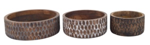 Tazón de Madera Artesanal de Estilo Americano, Elegante y Más Vendido, para Ensaladas, Frutas, Servir en Fiestas, Multiusos - Product Image 4
