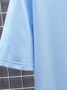 Precio de fábrica de alta calidad personalizado en blanco pesado algodón 280gsm camisetas hombres Streetwear camiseta de gran tamaño - Product Image 3