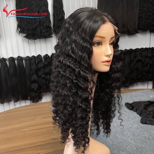 Wholesale Black Color <b>Wig</b> – Vietnamese Human Hair, Transparent HD Full Lace <b>Front</b> <b>Wig</b>, Natural Hairline, Ready Stock - Product Image 4