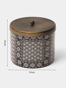 Trendy Rose Gold Round Scented Candle Jar Luxury Metal Aluminum Tin Handmade Eco-Friendly <b>Christmas</b> <b>Gift</b> <b>Box</b> - Product Image 5