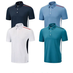 Camisa de golf que absorbe la humedad 100% algodón para hombres Polo transpirable camiseta Polo impresa personalizada en blanco liso - Product Image 1
