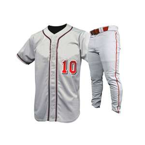 Tenue d'uniforme de baseball personnalisée pour adultes la plus populaire Tenue robuste Vêtements de sport respirants confortables antibactériens Séchage rapide - Product Image 4