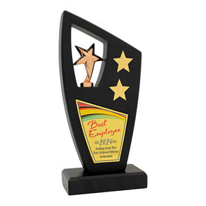 Trophée en bois de haute qualité meilleur trophée Médaille élégante pour les événements d'entreprise - Product Image 3