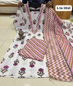 Nouvel habillage élégant vêtements ethniques tendance dernier Kurti en pur coton avec le fabricant Dupatta de Surat Indian Supply - Product Image 4