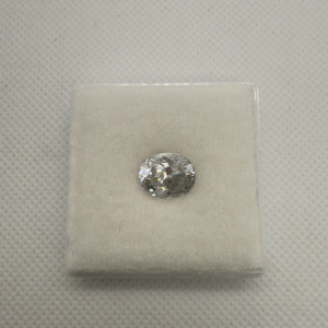 เพทายเจียระไนเป็นรูปไข่คริสตัลธรรมชาติ5.59cts ไม่มีสี10.9x8.7x6.2มม. สำหรับการทำเครื่องประดับ - Product Image 3