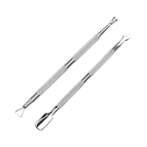 Poussoir à cuticules et cuillère nettoyeur d'ongles en acier inoxydable de qualité professionnelle dissolvant de cuticules et coupe manucure Durable - Product Image 6