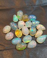 Véritable Opale de feu de qualité AAA Lovely Loose Gemstone Fabrication de bijoux Vente directe en usine Meilleur prix de gros Opale éthiopienne Jaipur