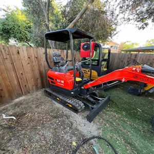 Mini Excavadora Hidráulica de 1 Tonelada, Compacta, con Caja de Cambios y Bomba Controladas por PLC, para Construcción y Agricultura - Product Image 4