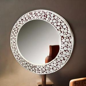 Espejo de Pared de Estilo Moderno Hecho a Mano, Cristal Personalizado con Incrustaciones de Nácar de Alta Calidad, Marco Decorativo para Uso Doméstico - Product Image 2