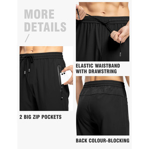 Pantalons pour hommes de haute qualité, streetwear, joggers, logo personnalisé, pantalons confortables pour hommes, molleton de coton, pantalons de survêtement légers - Product Image 5
