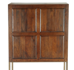 ตู้มินิบาร์ร่วมสมัย (โครงไม้เนื้อแข็ง) - Product Image 2