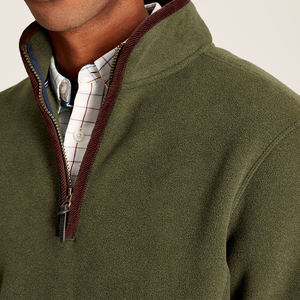 Streetwear uni avec logo personnalisé pull à fermeture éclair de haute qualité pull sur mesure pull à fermeture éclair polaire hiver chandails pour hommes - Product Image 3