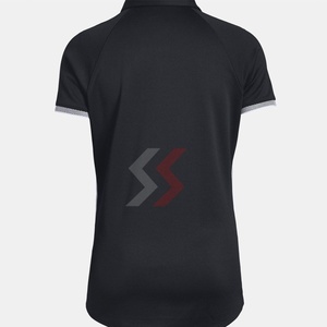 Camiseta Polo Personalizada para Mujer, Simple, Cómoda, de Manga Corta, para Verano, Color Sólido, Lisa, Ajustada, de Punto - Product Image 6