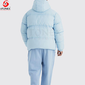 Custom Fashion Men's Fall Printed Puffer Jacket Vintage Baseball Jacket High <b>Street</b> Hip Hop All-in-<b>one</b> Loose Jacket - Product Image 6