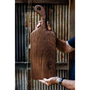 Tabla de cortar de madera de acacia resistente que evita que el cuchillo se agote mientras permite una fácil limpieza y un uso repetido - Product Image 2