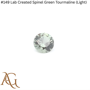 Espinela Cultivada en Laboratorio # 149 Esferas de turmalina verde espinela (clara) sintética creada en laboratorio, fusionada por llama, simulada - Product Image 5