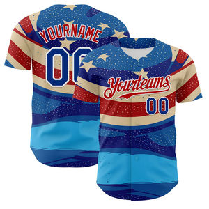 Camiseta de Béisbol con Botones de Nuevo Diseño, 100% Poliéster, los Mejores Uniformes de Béisbol, Jersey de Béisbol Personalizado para Equipos Juveniles - Product Image 3