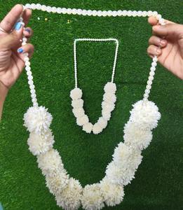 Mariée marié France Style mariage Varmala frais guirlandes artificielles mariage indien Jaimala mariage musulman Mala pour Dulha Dulhan - Product Image 5