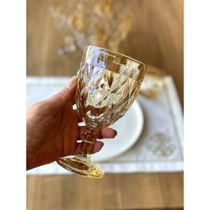 Set di 6 schiuma di miele calice di vetro elegante di cristallo - Product Image 2