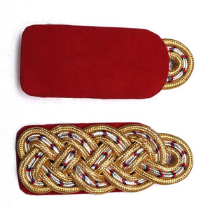 New Arrival Custom Handmade Metal <b>Cord</b> Shoulder Board Badges Highest Quality Epaulette Shoulder Boards - Product Image 6