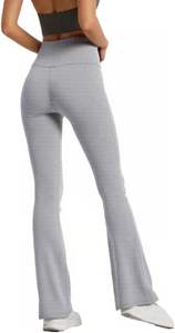 Pantalons de yoga pour femmes Zen Motion, taille haute, fermeture à cordon, léger, en élasthanne/coton, coupe sculptante, respirant, séchage rapide - Product Image 6