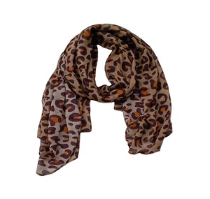Châle en lin modal 100% pour femmes de créateur Impression numérique animale Couleur tendance Matériau souple Conception polyvalente Meilleure qualité Vente d'écharpes - Product Image 2