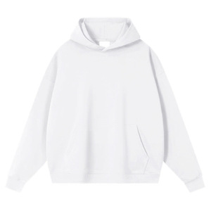 350gsm knitted sweater <b>men</b> wholesale cotton solid color <b>hoodie</b> <b>oversize</b> for <b>men's</b> hoodies and sweatshirts - Product Image 4