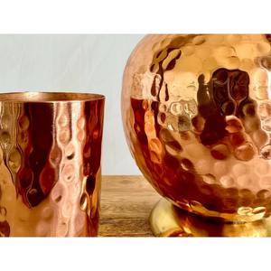 Jarra de Cobre con Tapa Hermética, Ecológica, de Doble Pared, Libre de Plásticos Nocivos, Apoya la Elección de un Estilo de Vida Tradicional Consciente - Product Image 4