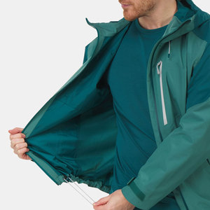 Veste Homme à Coque Rigide avec Logo Personnalisé Tissu Coupe-Vent Imperméable Veste de Plein Air Multi-Poches - Product Image 4