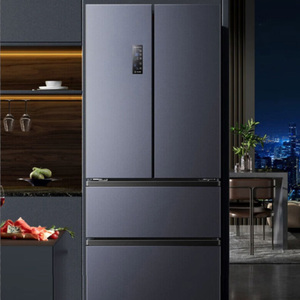 Réfrigérateur domestique à air frais sans givre à plusieurs portes de style français 525L à quatre portes à première classe d'efficacité énergétique à onduleur - Product Image 1