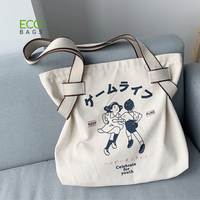 Logo personnalisable réutilisable coton toile fourre-tout sac à provisions écologique sac à bandoulière poche pour lettre emballage cadeau Promotion