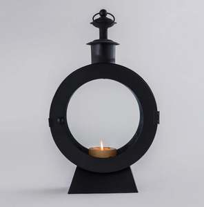 โคมไฟเหล็กสไตล์บ้านสวยที่ใส่เทียนชาในร่มกลางแจ้งสำหรับตกแต่งบ้านโรงแรมร้านอาหารของขวัญแต่งงาน - Product Image 6