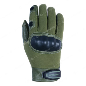 Guantes tácticos para deportes al aire libre con logotipo personalizado con nudillos duros duraderos para entrenamiento de caza tiro lucha escalada - Product Image 1