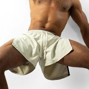 Pantalones cortos deportivos de verano para hombre, pantalones cortos de secado rápido para correr, gimnasio, playa, Jogging, pantalones cortos de entrenamiento físico para hombre, pantalones cortos con cremallera lateral - Product Image 2