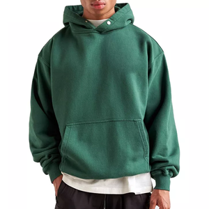 Wholesale High Quality 100% Cotton Pullover Warm Oversize Men Custom Logo Printing Embroidery <b>Hoodies</b> - Product Image 1