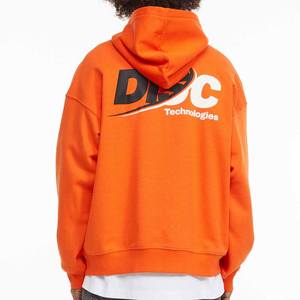 <b>Men's</b> Portland <b>Orange</b> Color Pullover <b>Hoodie</b> With Pouch Pocket Customized Design Classic Regular Fit Rounded Neck <b>Hoodie</b> for <b>Men</b> - Product Image 4