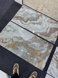 Azulejos de Porcelana Esmaltada de Aspecto Sin Costuras de 600x1200 mm, Acabado Armonios Aqua Endless Carving, Grado A+, Azulejos de 60x120 cm para Pared y Suelo - Product Image 5