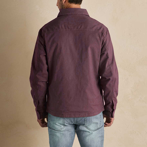 Men's Winter Regular Windproof <b>Canvas</b> <b>Jacket</b> Long Sleeve Four Pockets Casual Style Front Logo - Product Image 5