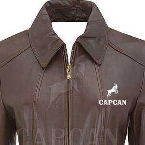 100% chaquetas de cuero genuino para mujer Coaction manga larga al aire libre con relleno de algodón transpirable Etiqueta Privada - Product Image 3