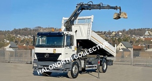 Camión grúa Mercedes Benz Axor 1828 usado del 2007, camión volquete con grúa montada, vehículo de elevación de carga pesada, camión con grúa montada. - Product Image 5