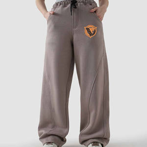 Haute qualité femmes coton biologique taille moyenne pantalons de survêtement personnalisé Gym Joggers pantalon léger respirant décontracté utilisation droite - Product Image 2