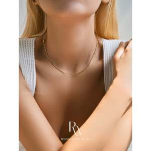 Collana con Perline Arcobaleno in Stile Bohémien Placcata Oro 18K, Ispirata all'Estate e alla Spiaggia, Regalo Perfetto per Mamma o Lei, con Perla da 16-18 Pollici - Product Image 1